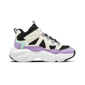 Buty sportowe „Beżowo-czarno-fioletowe”