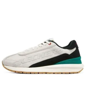 Buty sportowe „Beżowo-czarno-zielone”