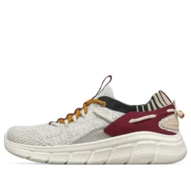 Buty sportowe Bobs B Flex szaro-biało-czerwone