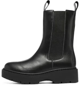 Buty wsuwane z średnim cholewką „Black”