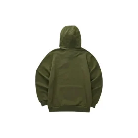 Casualowa bluza z kapturem z nadrukiem liter „Green White”