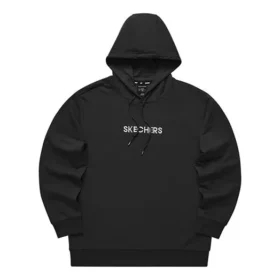 Casualowa bluza z kapturem z nadrukiem logo „Black Pink”