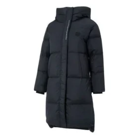 Casualowa długa kurtka puchowa „Black”