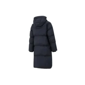 Casualowa długa kurtka puchowa „Black”