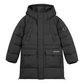 Casualowa długa kurtka puchowa „Black Teal”