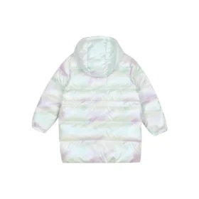 Casualowa długa kurtka puchowa „White”