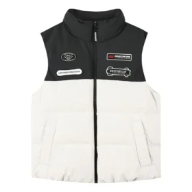 Casualowa kamizelka puchowa „Black White”