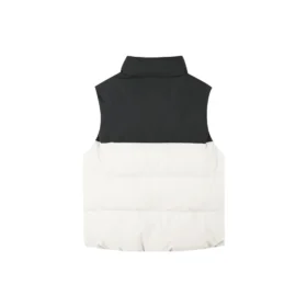 Casualowa kamizelka puchowa „Black White”