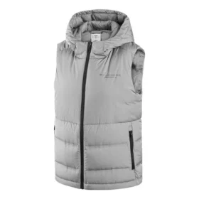 Casualowa kamizelka puchowa z kapturem „Grey”