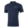 Casualowa koszulka polo z nadrukiem literowym i krótkim rękawem „Navy”