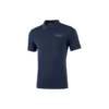 Casualowa koszulka polo z nadrukiem literowym i krótkim rękawem „Navy”