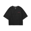 Casualowa koszulka z nadrukiem „Black Red”