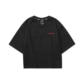 Casualowa koszulka z nadrukiem „Black Red”