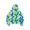 Casualowa kurtka z kapturem w kamuflażu „Green Blue”