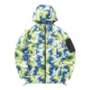 Casualowa kurtka z tkaniny w kamuflażu „Green Blue White”