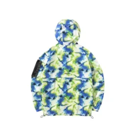 Casualowa kurtka z tkaniny w kamuflażu „Green Blue White”