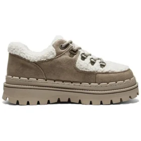 Casualowe buty na wysokiej platformie „Brązowo-białe”