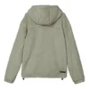 Ciepła kurtka casualowa z imitacji wełny jagnięcej „Olive Green”