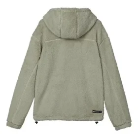 Ciepła kurtka casualowa z imitacji wełny jagnięcej „Olive Green”