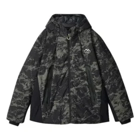 Ciepła kurtka Sport Camo „Black Green”