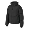 Ciepła, Waterproof krótka kurtka puchowa „Czarna”