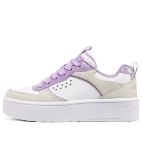 Court High „White Beige Purple”
