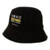 Czapka rybacka z nadrukowanym logo „Black Yellow”