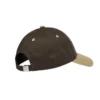 Czapka z daszkiem z haftem litery „Brown Tan”