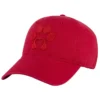 Czapka z nadrukiem łapek z pranej tkaniny twill Czapka z nadrukiem łapek z pranej tkaniny twill