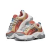 Czarne Sneakersy Jack w kolorze brązowym/białym/czerwonym