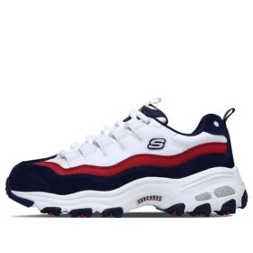 D’ Lites 1.0 Niskie buty typu clunky Białe/niebieskie
