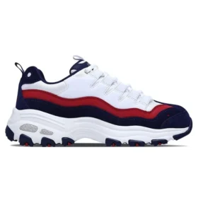 D’ Lites 1.0 Niskie buty typu clunky Białe/niebieskie
