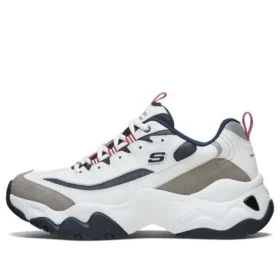 D’ Lites 3.0 Niskie buty typu „daddy shoes” Białe/Szare/Niebieskie