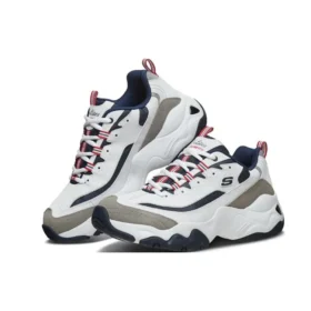 D’ Lites 3.0 Niskie buty typu „daddy shoes” Białe/Szare/Niebieskie
