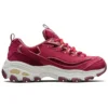 D’ Lites Velvet Low-Top Buty Dadańskie Czerwone