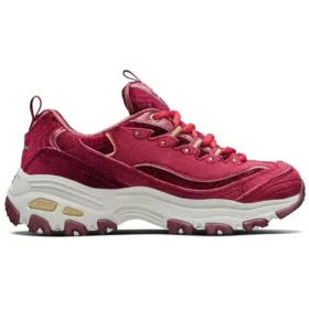D’ Lites Velvet Low-Top Buty Dadańskie Czerwone