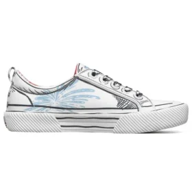 Dr. Seuss x Skechers Bob’s B Wilder Low – buty codzienne białe/niebieskie/czarne