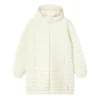 Długa kurtka puchowa „White”