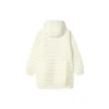 Długa kurtka puchowa „White”