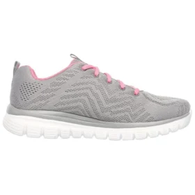 Eleganckie niskie Sneakersy w kolorze szarym