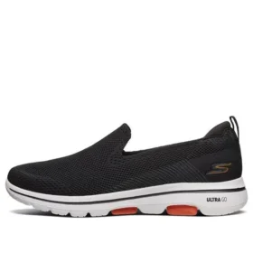 Go Walk 5 Low-Top Loafers Czarne/Białe