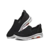 Go Walk 5 Low-Top Loafers Czarne/Białe