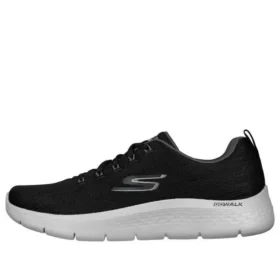 Go Walk Flex Buty sznurowane „Black Grey”