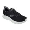 Go Walk Flex Buty sznurowane „Black Grey”