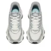 Grube Sneakersy „White Silver Green”