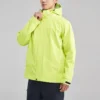 Jednokolorowa kurtka 3 w 1 z zamkiem „Green Grey”