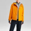 Jednokolorowa kurtka 3 w 1 z zamkiem „Orange Teal”