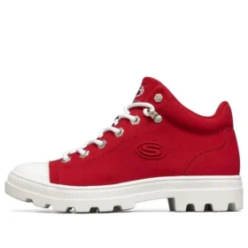 Jeremy Ville x Skechers Roadies – wysokie trampki płócienne, czerwono-białe Jeremy Ville x Skechers Roadies – wysokie trampki płócienne, czerwono-białe