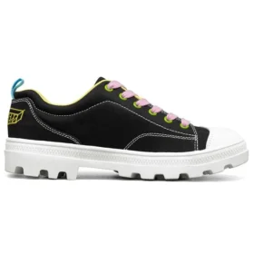 Jeremyville x Skechers Roadies – niskie trampki z płótna, czarne Jeremyville x Skechers Roadies – niskie trampki z płótna, czarne