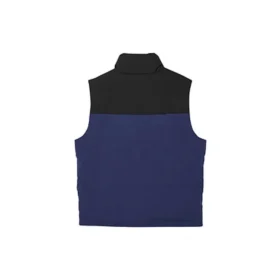 Kamizelka puchowa z małym logo, patchworkowym wzorem i stójką „Multi-Color”